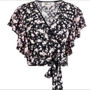 DVF Wrap Top